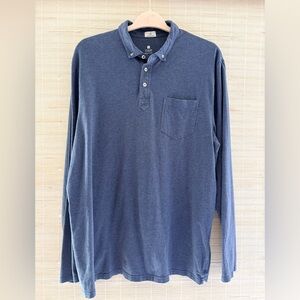johnnie-O Slate Blue Casual Button Down Shirt